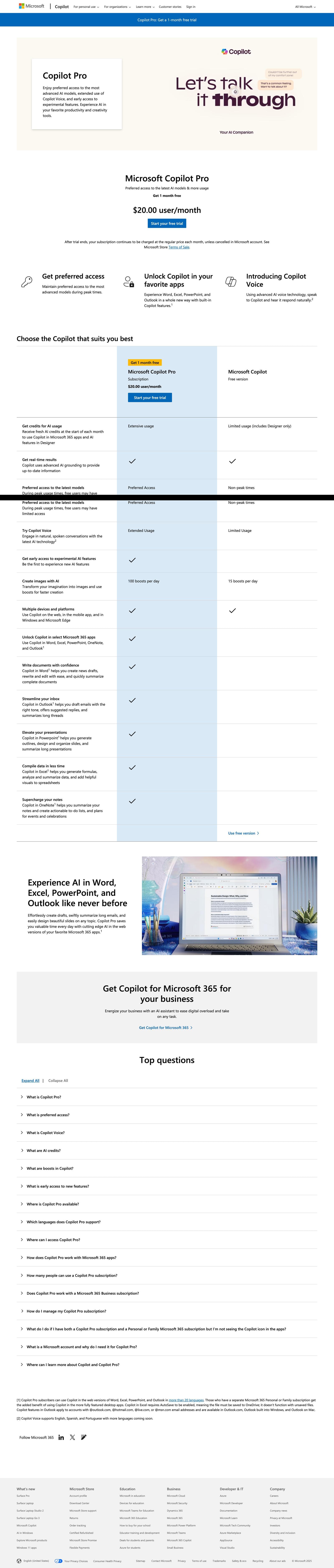 Microsoft Copilot Pro